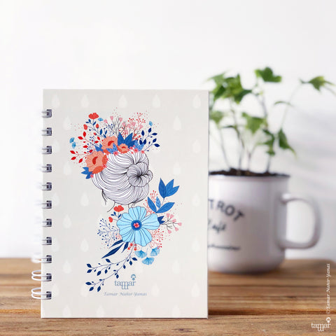 Spiral Mini Notebook - Flower Crown