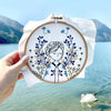Dreamy Lady - 6" embroidery kit