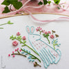 Easter Bunny - Oval embroidery kit