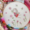 Girl in a Red Dress - 8" embroidery kit