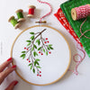 Mistletoe - 6" embroidery kit