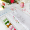 Christmas Flowers - 4" embroidery kit