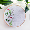 Two Christmas Deer - 6" embroidery kit