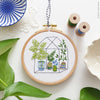 Tiny Greenhouse - 4" embroidery kit