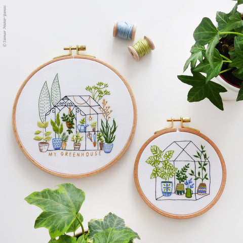 House Plants Mini Embroidery Kit