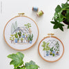 Tiny Greenhouse - 4" embroidery kit