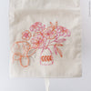 To-go Bag - Pink & Orange Flowers