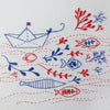 Sailing Upstream - 6" embroidery kit