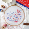 Sailing Upstream - 6" embroidery kit