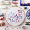 Sailing Upstream - 6" embroidery kit