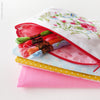 Blue & Pink Roses - 6" embroidery kit