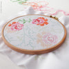Orange & Pink Roses - 6" embroidery kit