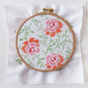 Orange & Pink Roses - 6" embroidery kit