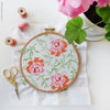 Orange & Pink Roses - 6" embroidery kit