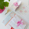 Orange & Pink Roses - 6" embroidery kit