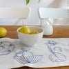 Table Runner Embroidery Kit - Blue Tableware