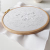 White Lace - 6" embroidery kit