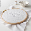 White Lace - 6" embroidery kit