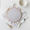White Lace - 6" embroidery kit