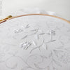 White Lace - 6" embroidery kit