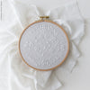 White Lace - 6" embroidery kit