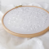 White Lace - 6" embroidery kit
