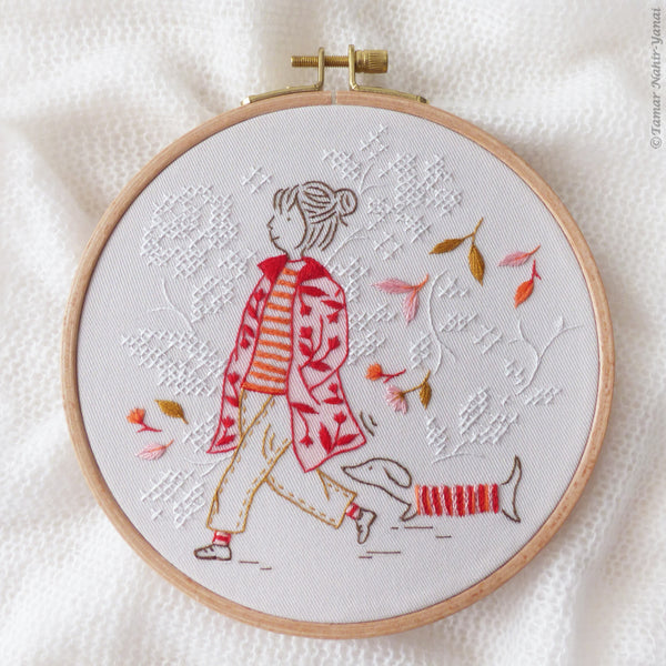 On The Way - 6" embroidery kit