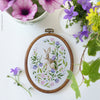 Garden Bunny - 4" embroidery kit