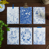 Blue series - Complete set of 6 cards