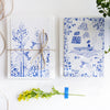 Blue series - Complete set of 6 cards