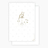 A cat on a table Card