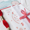 Antique Red Kettle - 6" embroidery kit