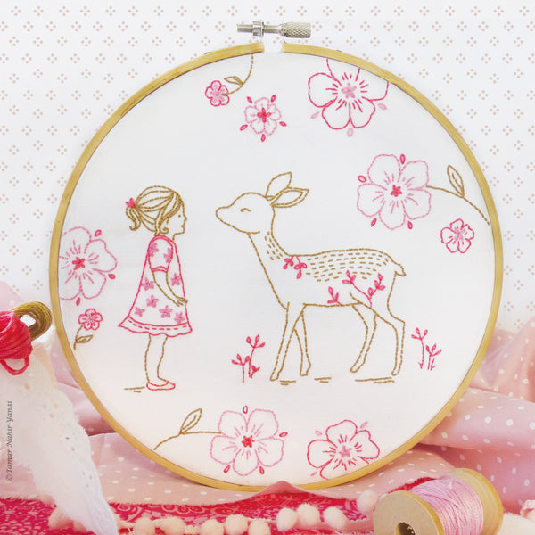 Bambi Girl - 8" embroidery kit