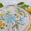 Blossoming Garden - 4" embroidery kit