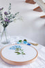 Blue Plumbago - 6" embroidery kit