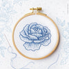 The Blue Rose - 4" embroidery kit