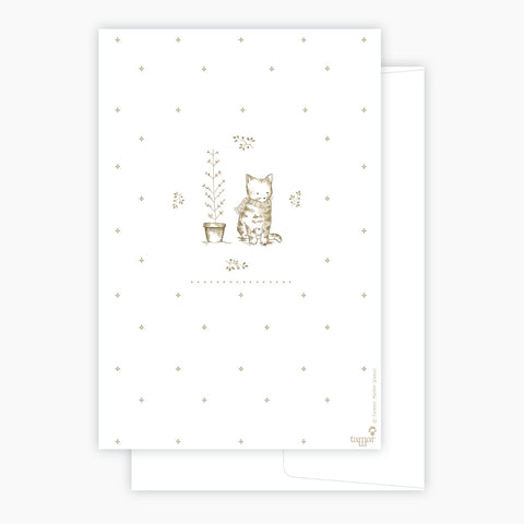 Cat and scarf Card