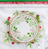 Christmas Crown - 4" embroidery kit