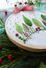 Christmas Forest - 4" embroidery kit