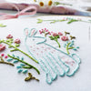Easter Bunny - Oval embroidery kit