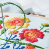 Floral Lady - 6" embroidery kit