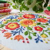 Colorful Flowers - 4" embroidery kit