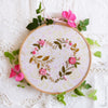 Flower Heart - 6" embroidery kit