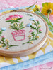 Flowerpot - 4" embroidery kit