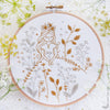 Gold & Gray Princess - 6" embroidery kit