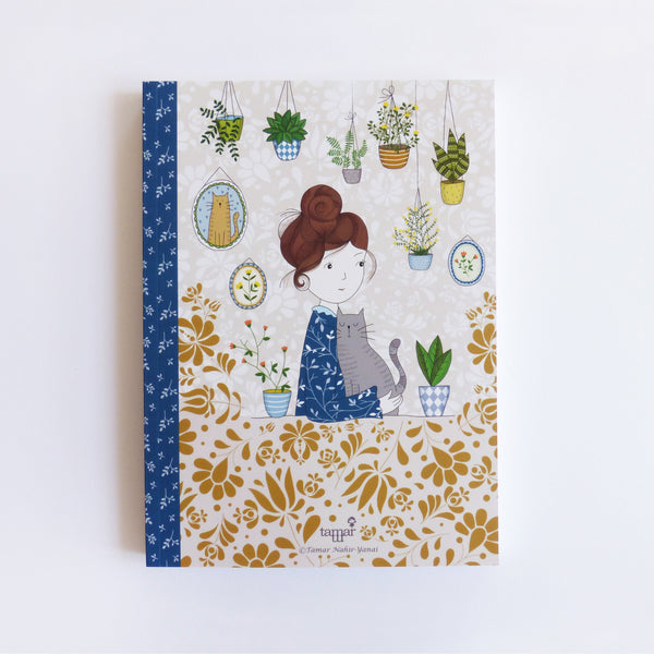 Hair Bun Girl Notebook