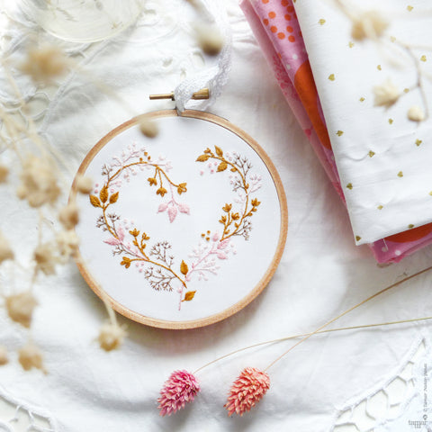 Beginner Embroidery Kit - Wildflowers - November Skies - Olivia's
