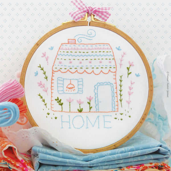 Home Sweet Home embroidery kit