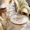 Christmas Robin Bird - 6" embroidery kit