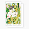 Lady Embroidery Card